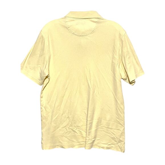 Tasso Elba Light Yellow Polo Shirt Mens S Preppy Casual Classic Pastel Spring - Picture 2 of 7